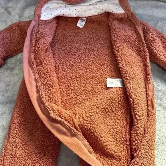 Carter's -  Footed convertible Sherpa Bunting Bag. Size 3 months - Picture 6 of 7